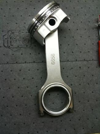 Keith black forged pistons and H-beam rods for the 5.4L