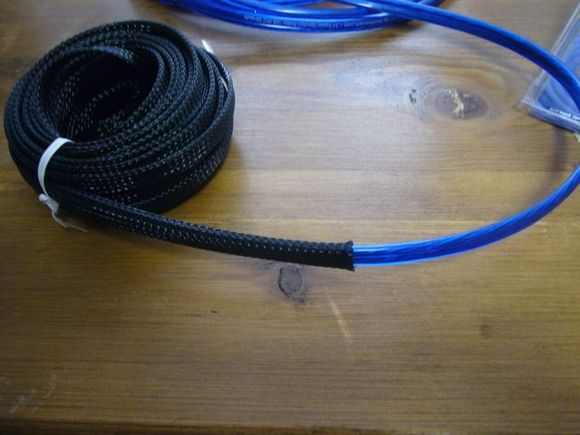 3/8" techflex on 12awg wire.