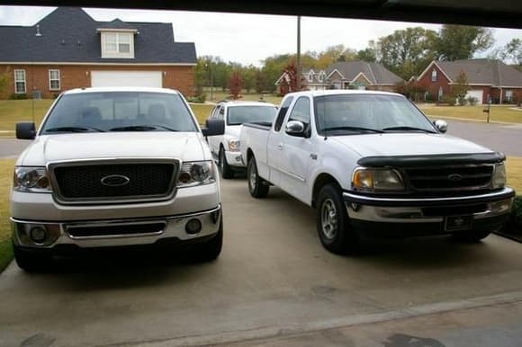 My Pair of F-150's:
- 2008 F-150 SuperCrew Lariat 4x2 6.5' bed
- 1997 F-150 SuperCab XLT 4x2 6.5' bed
