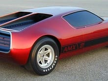This is a timeless design, the pantra by ford was actually built but only a few test AMX 2 were built but not sold as a production car. : )