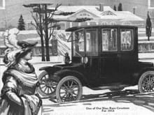 Detroit car ad from 1912 Public Domain pic