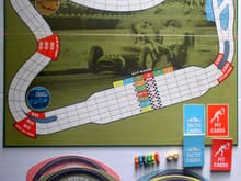 Parker Brothers Formula-1 Game Board