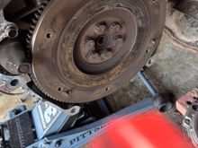Flywheel took impact too.