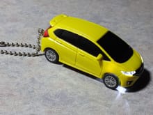 2015 Honda Fit in Yellow, LED headlights, tow chain included.