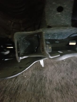 Pic of where the lower control arm was