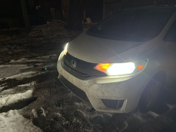 Dirty Fit with LEDs installed. 