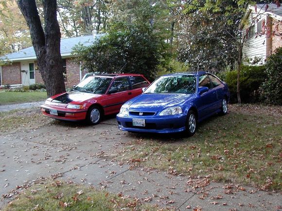 1990 Civic SI and 2000 Civic SI