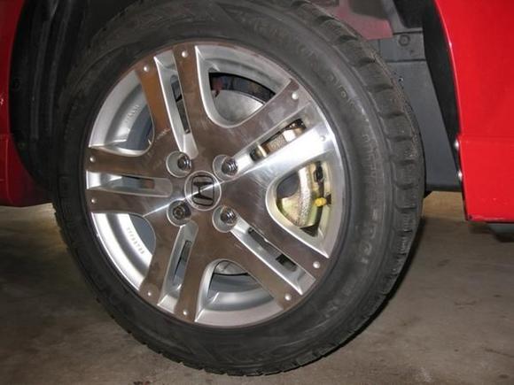 A gooder shot of the Type-R installation.