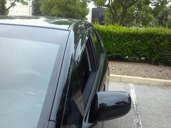 window visors installed