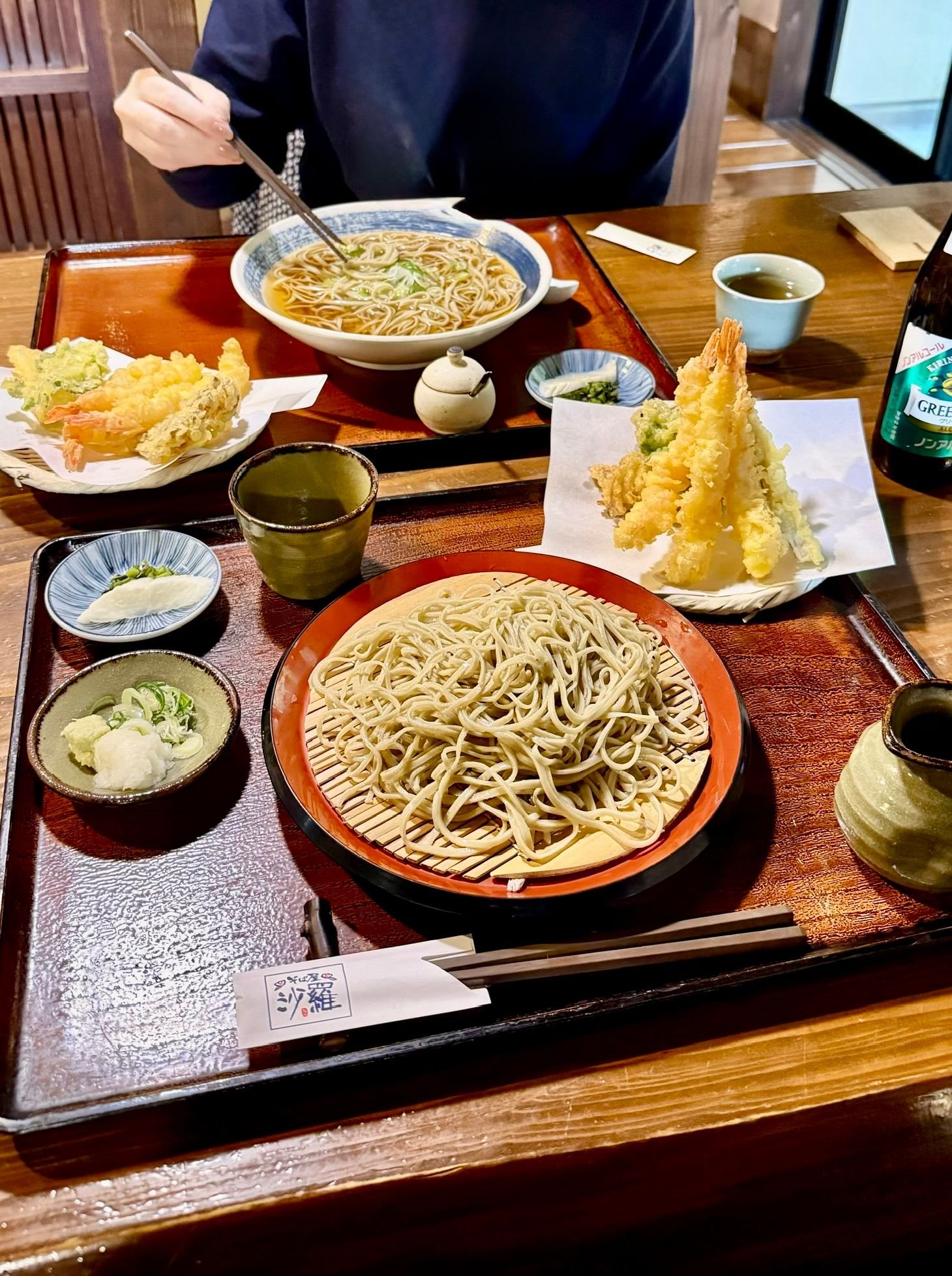 Tempura Soba - hot and cold