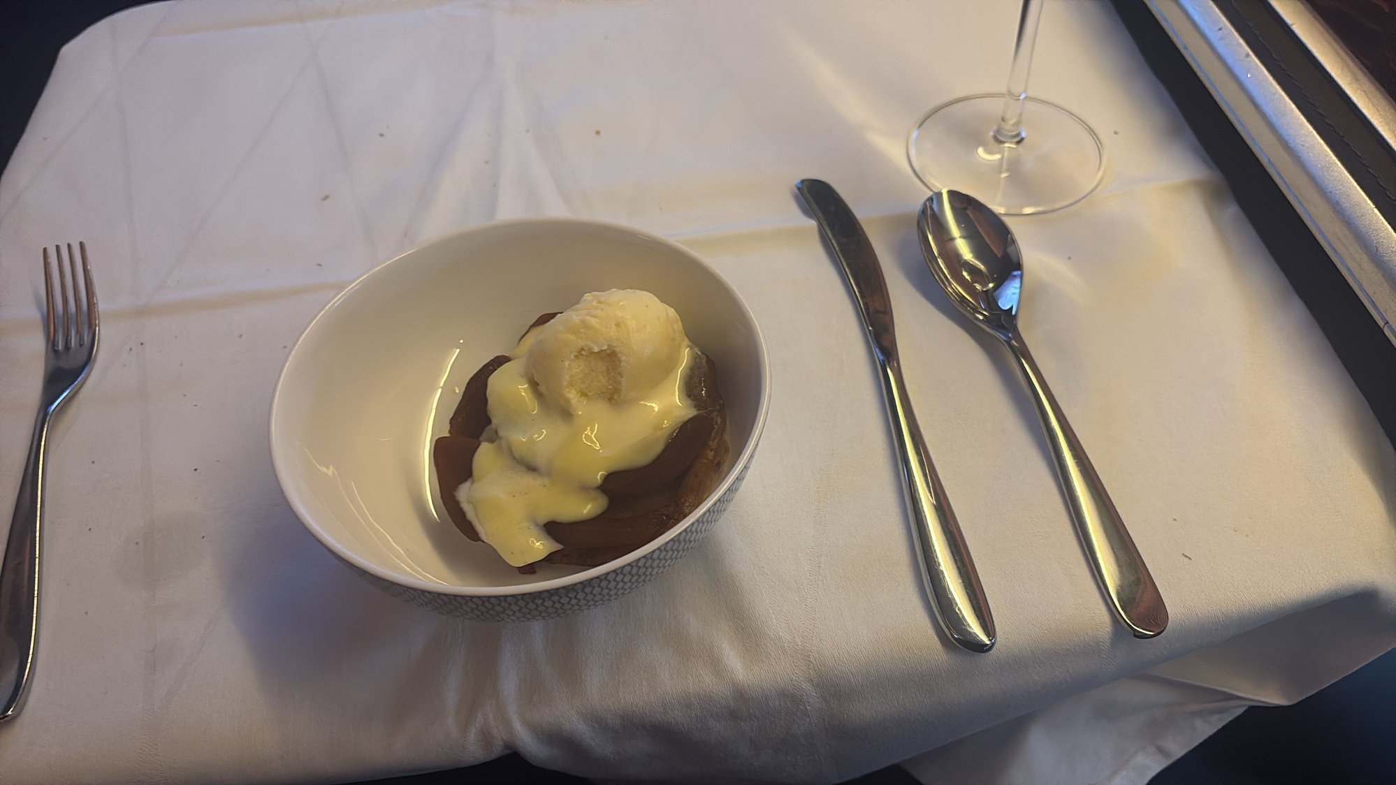 Tarte Tatin - soft pastry but nice flavour 