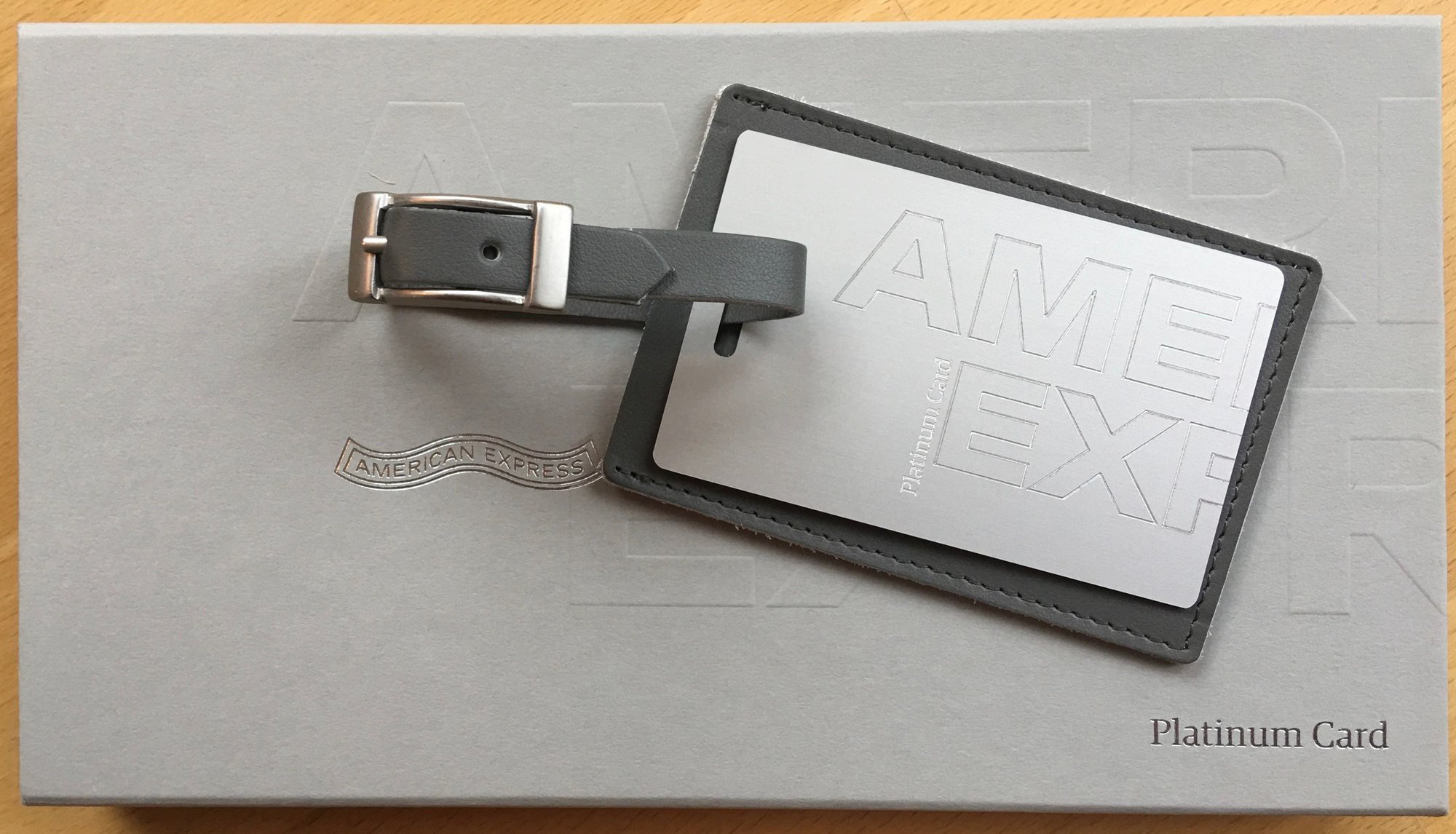 amex platinum luggage tags