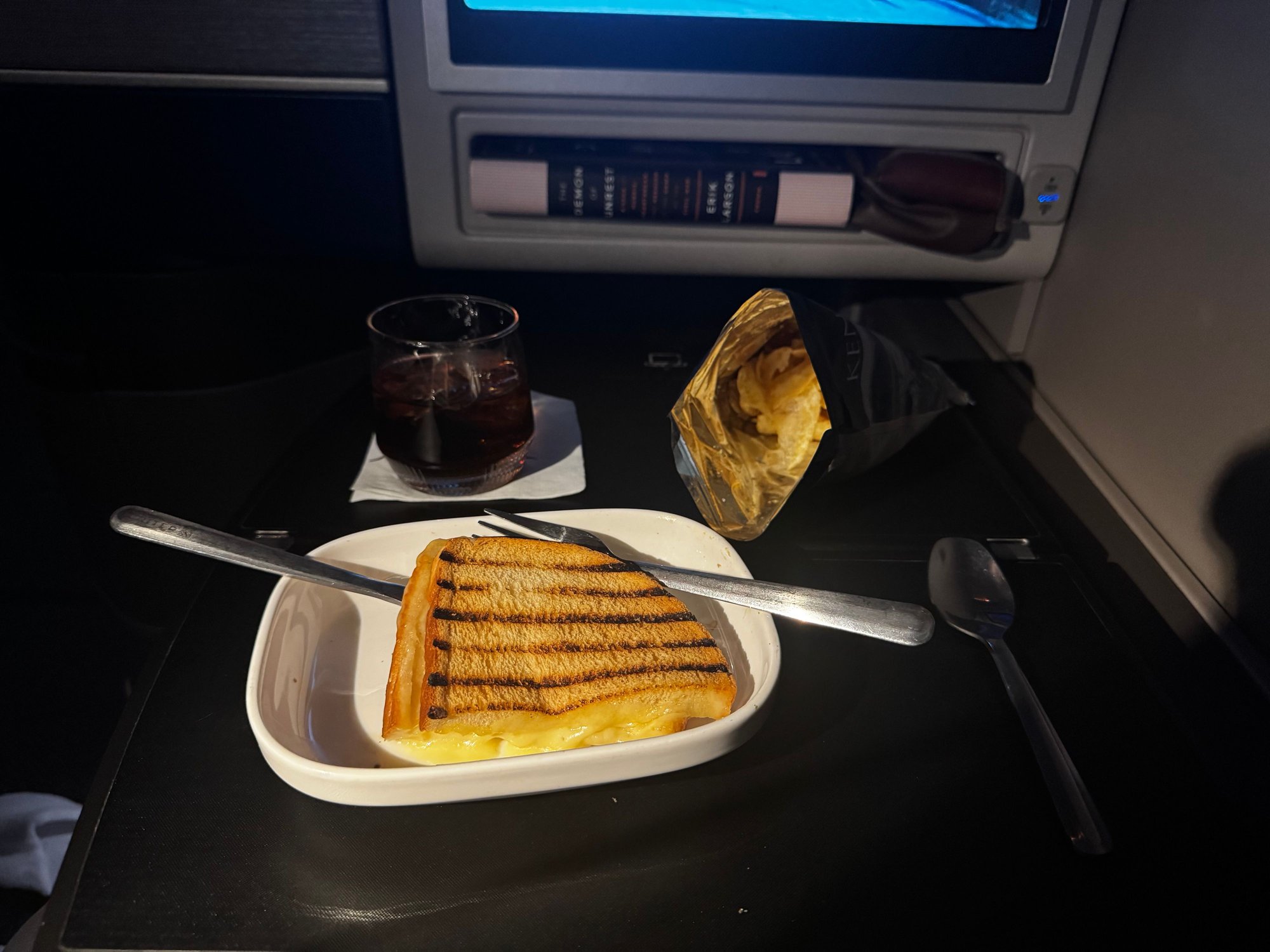 Grilled cheese toastie. Amazing.  Only negative is the soup is currently pumpkin so I declined it. Wish it was tomato need a good dipping soup. 