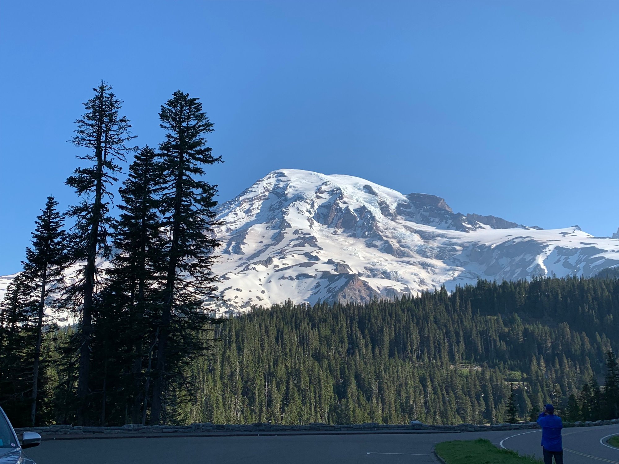Mountain View below the snow line