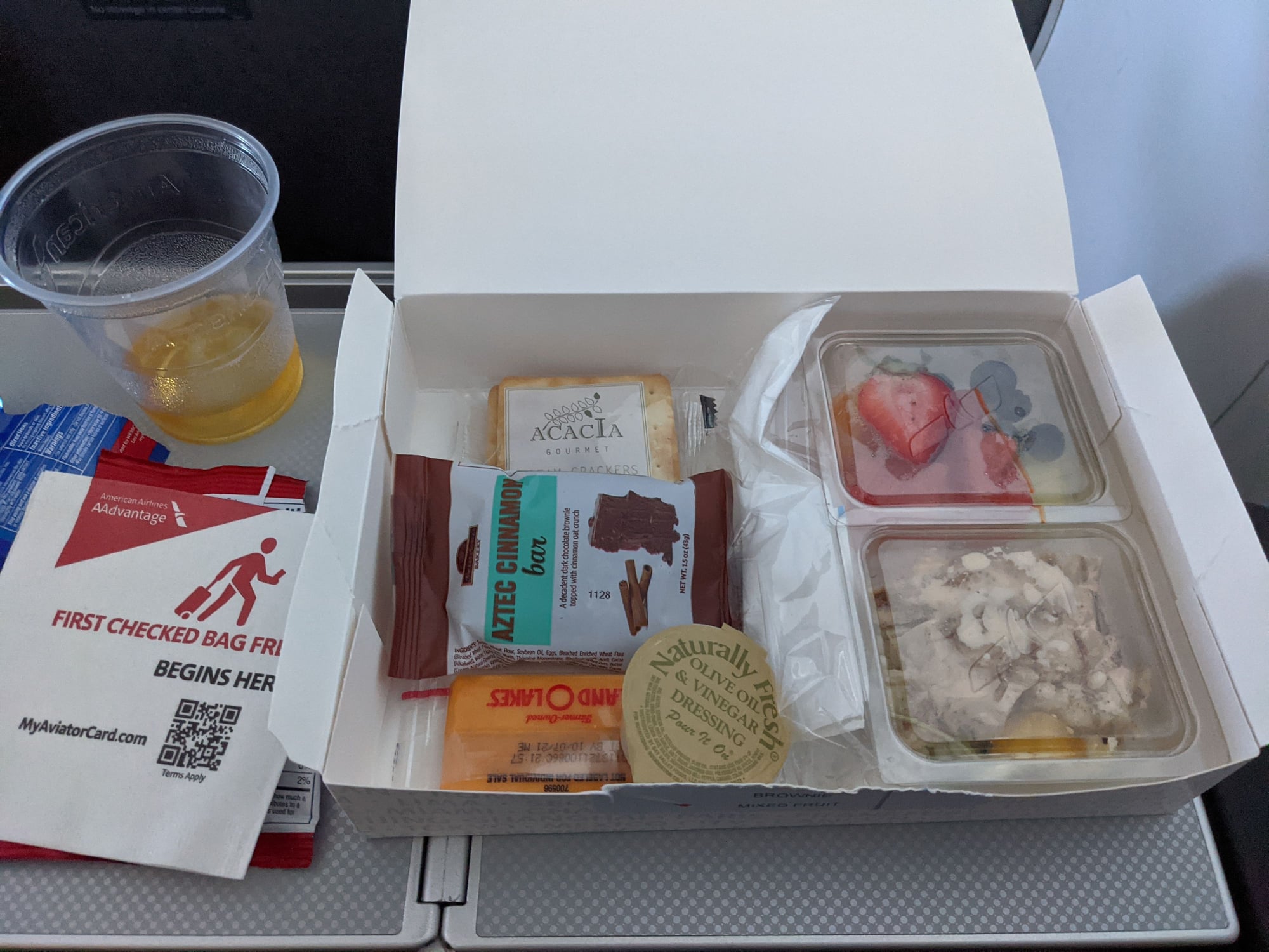 American Airlines Snack Pack Box A
