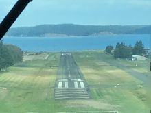 Landing at Orcas