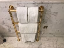 Heated towel rack