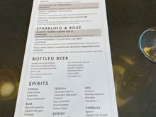 JFK drink list this morning.  