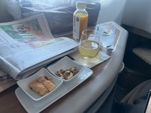 No champagne flutes today. 