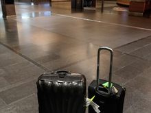 Reunited with my luggage !