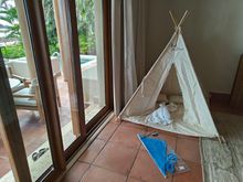 Teepee and kite