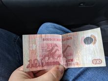 Fuel was cheaper in Mozambique, so we headed over the border to fill up the vehicles. 