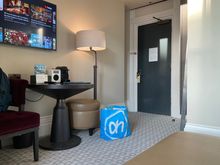 Entry into room - TV with Youtube/streaming personal devices