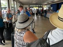 Line out the door when I was next in line