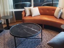 Conversational corner seating 
