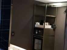 Rear view of "exterior" sink