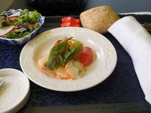 Lobster salad with side salad (no complaint, was good)