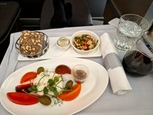 Burrata and heritage tomatoes