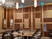 Sitting area at Lenz for breakfast ( sitting area never too crowded)