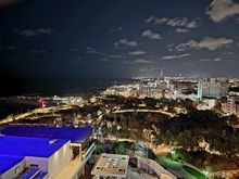 Hilton Tel Aviv - looking north about 75 minutes after sunset.