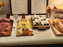 Lounge spread