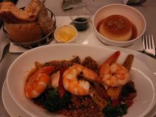 Prawns - would have preferred the quinoa to have be warmed (only the prawns were)