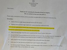 Destination fee, September 2024