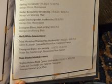 Marlene menu
