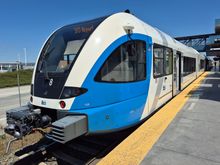 Some trains from home. Stadler is a swiss train producer.
