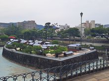 Minuature model of the dejima area