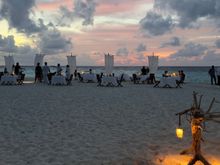 Seafood BBQ on the beach