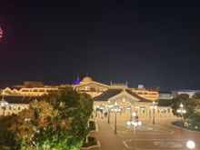 Tokyo Disneyland fireworks (830pm) from the station