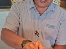 Welcome beer by Akbar - duty manager! 