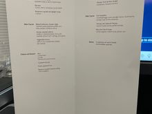 
Food menu