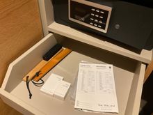 Safe is present in both bedrooms 
Laundry list pricing 