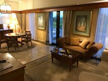 Looking from seating area into the dining area