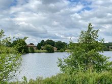 Other historic cottages dot the landscape at the Domaine des Etangs.