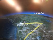 In true Flyertalk style my diverted A380 flight from SFO turned left not right! 