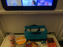 Breakfast bag before arrival into CDG