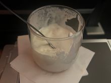Ice cream soup. 